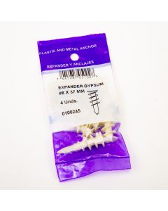 Expander Gypsum #8x37mm 4und