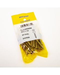Tornillo Madera 10x1 1/4 20und