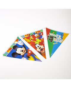 Banderín Papel Mickey Mouse Personajes Surtido