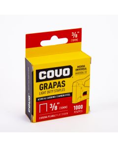 Grapa Covo Metal Corona Plana 10mm