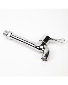 Grifo Individual Liso Cromado Plateado