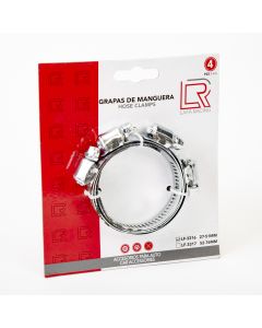 Abrazadera Metálica Automotriz 27-51mm 4pzas
