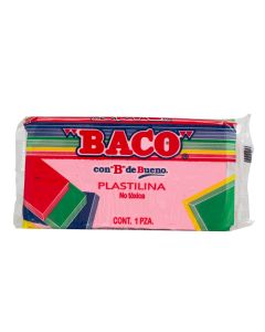 Plasticina Baco Maqueta Rosa