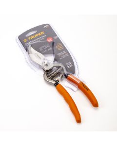 Tijera Podar Truper Acero Forjada Mango PVC Seguro 8pulg