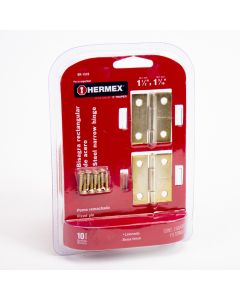 Bisagra Acero 1 1/2pulg 2und 8tornillo