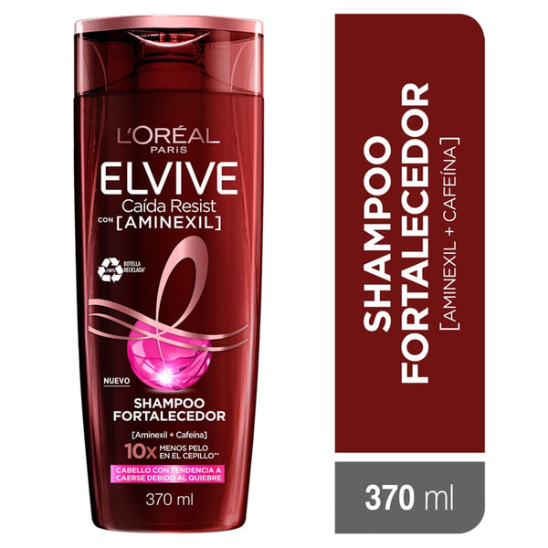 Shampoo Fortalecedor L'oréal Paris Caída Resist Con Aminexil - 370 Ml