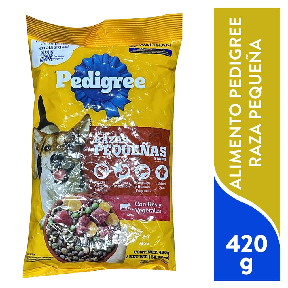 Alimento Seco Para Perro Pedigree Raza Pequeña – 420 G