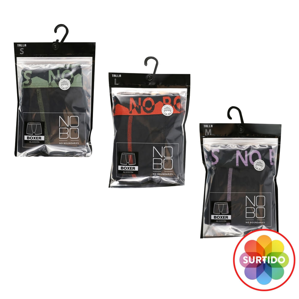 Boxer Nobo Para Caballero Talla S-xxl