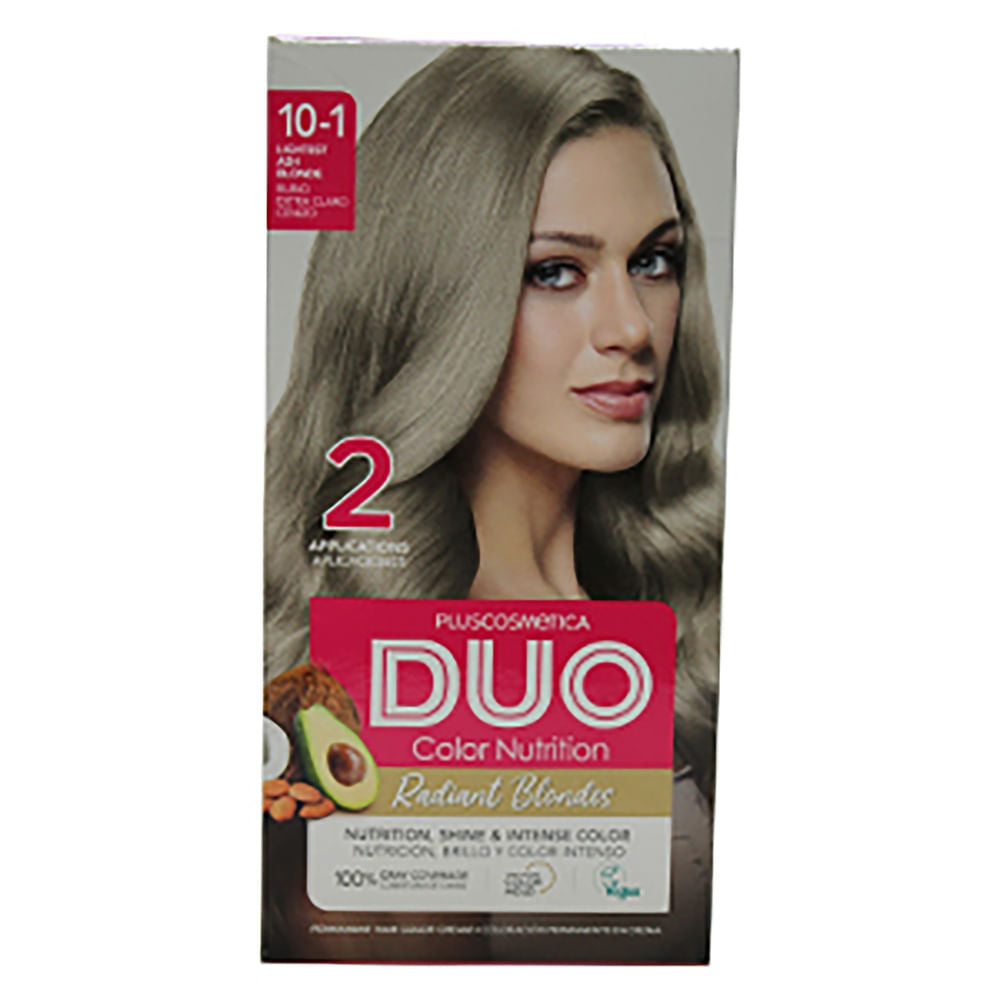 Tinte Duo Kit 10.1 Rubio Medio Cenizo -285 Ml