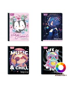 Cuaderno Cosido Diseño Femenino