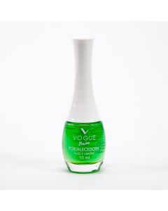 Esmalte Vogue Pincel Plano Base Fortalecedora Ajo Y Limón 10ml