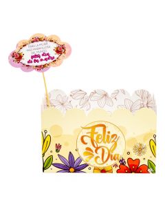 Caja Ancheta Copito Floral C Pin Mama