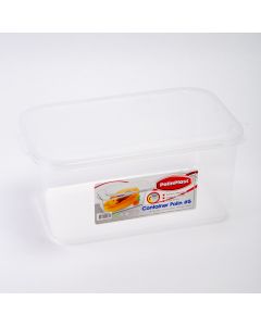 Recipiente Con Tapa Plástico #5 5.8l Transparente