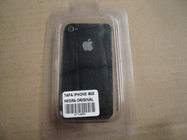 Tapa Iphone 4Gs 4S A1387 Negra Sin Marco