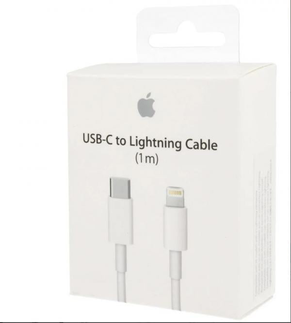 Cables Tipo-C A Lightning Iphone 1M Caja Iphone Original Blanca