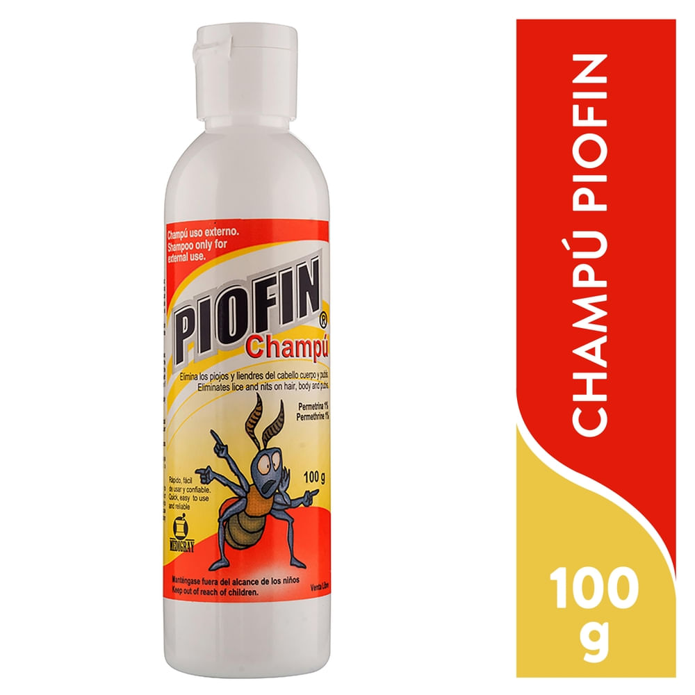 Champú Piofin 1% Piojicida - 100 Ml