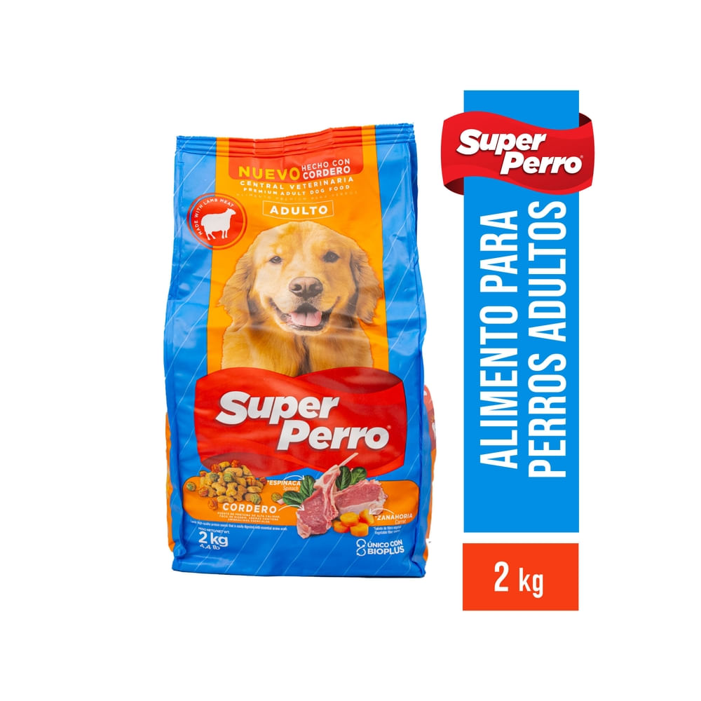 Alimento Seco Super Perro Para Perro Adulto Sabor Cordero - 2000 G
