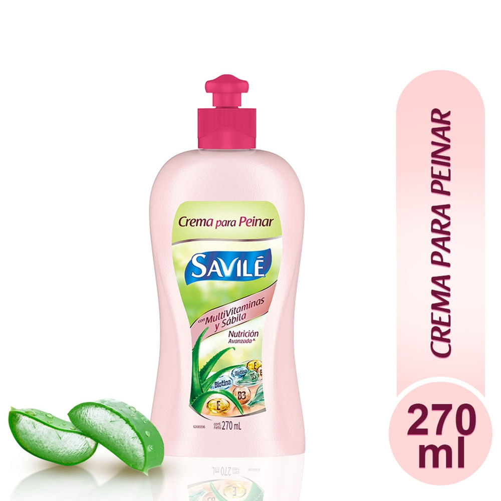 Crema Peinar Savilé Multivitaminas Y Sabila - 270 Ml