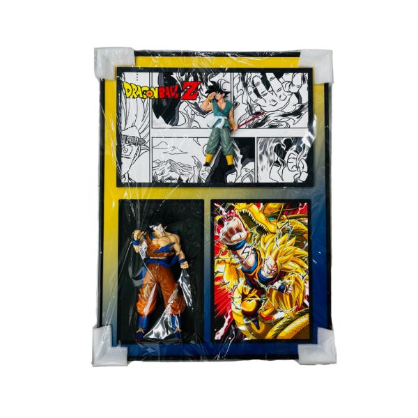 Cuadro Decorativo 3D Con Luz Led De Goku - Dragon Ball