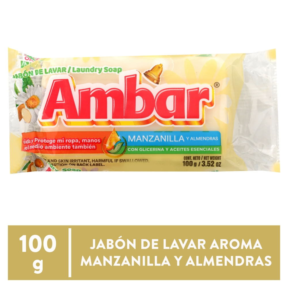 Jabón Ambar Manzana Y Almendra -100 G