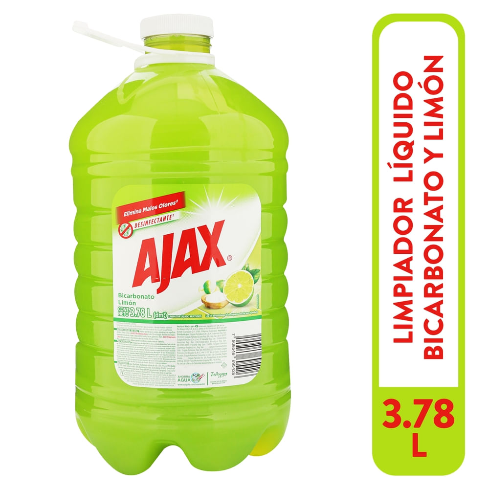 Desinfectante Ajax Bicarbonato Y Limón - 3785 Ml