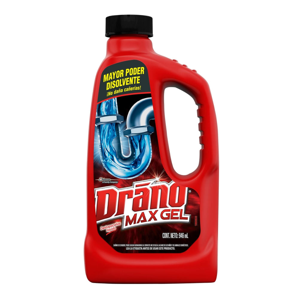 Destapacaños Drano Líquido Max Gel - 946 Ml