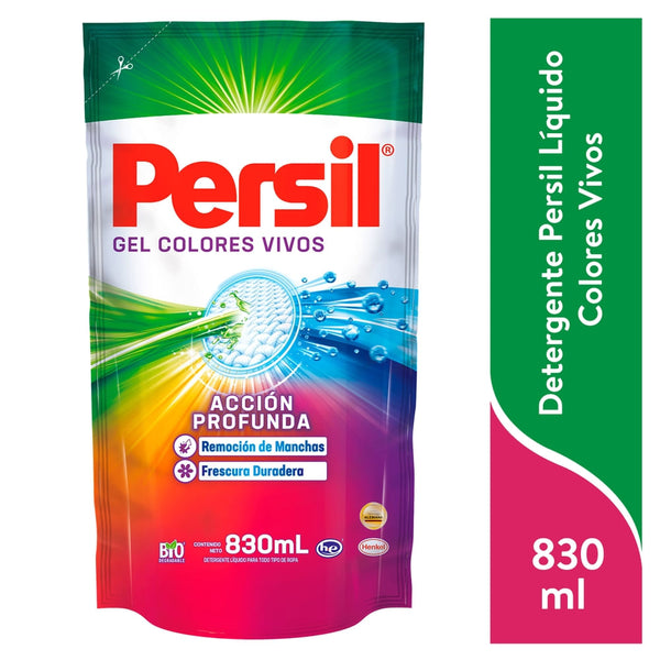 Detergente Persil Liquido Colores Vivos - 830 Ml