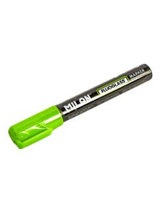 Marcador Milan Fluoglass Punta Biselada 2-4 Mm Verde