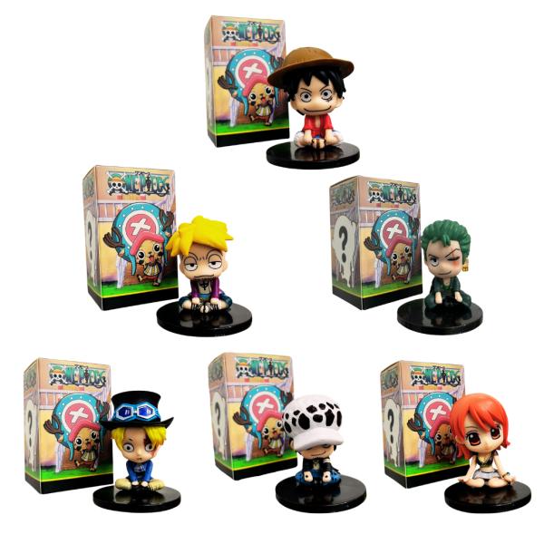 Set De 6 Figuras (Caja Sorpresa De One Piece)
