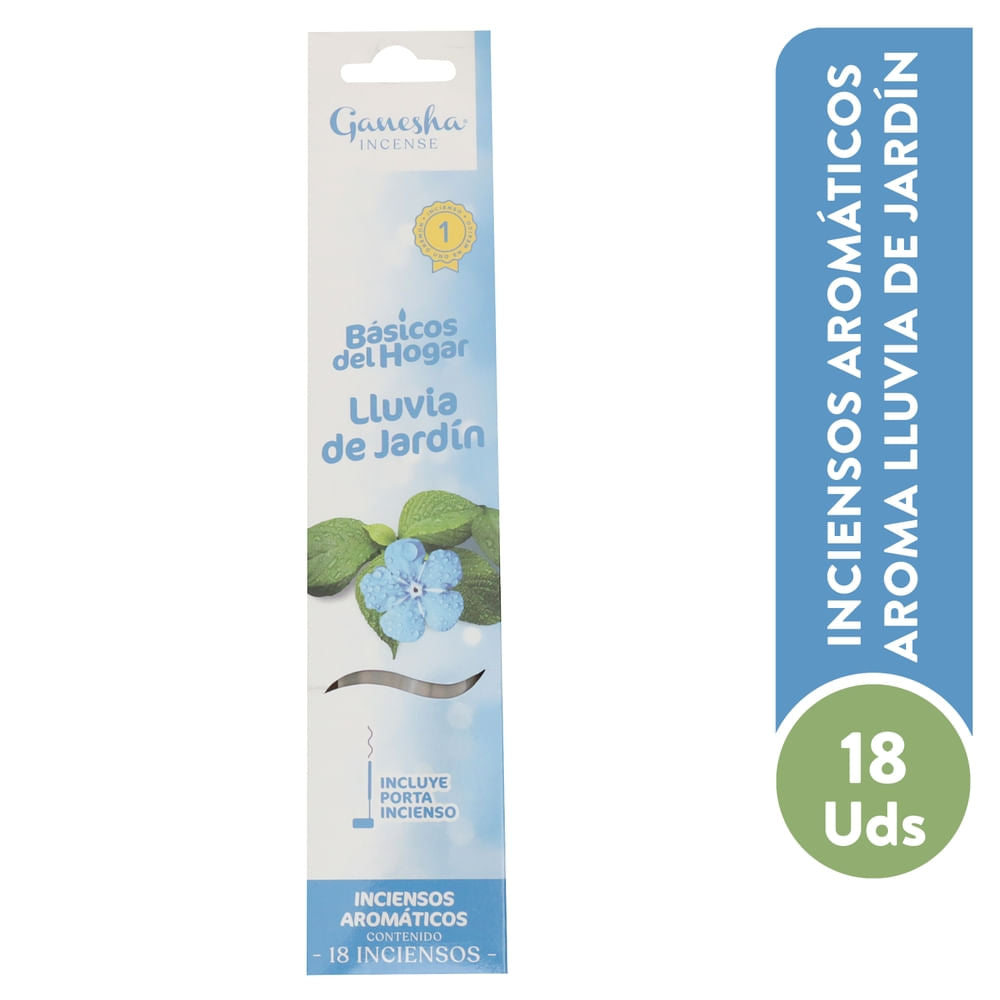 Incienso Ganesha Lluvia Jardin 18pz Ea 1