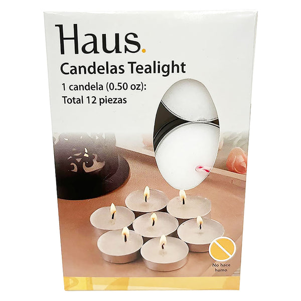 Candelas Haus Tealight - 12 Pzas
