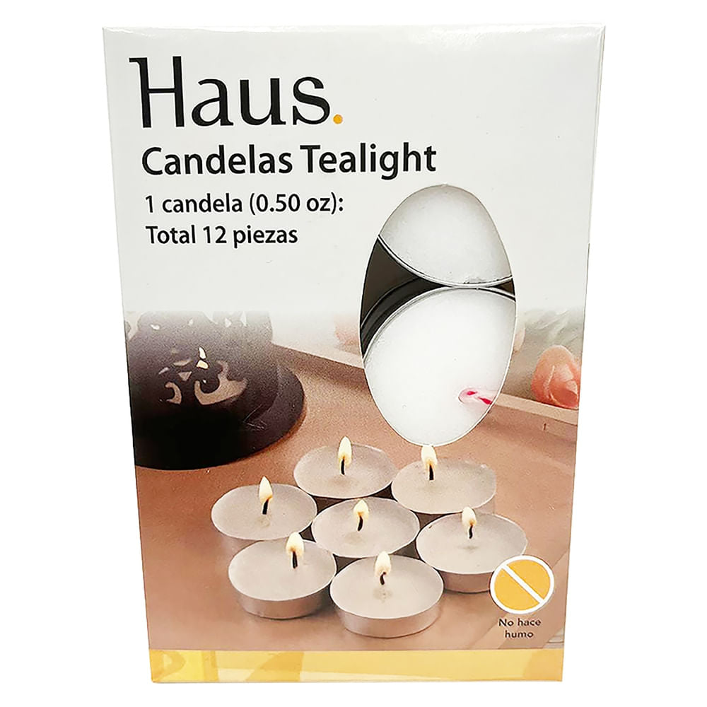 Candelas Haus Tealight - 12 Pzas