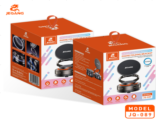 HOLDER MAGNÉTICO PLEGABLE PARA CELULAR CON SUCCIÓN AL VACÍO JEQANG JQ-089