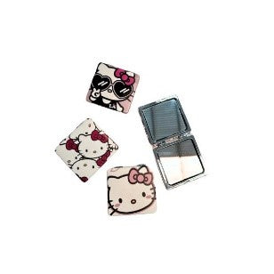 Espejo Bolsillo Cuadrado Diseño Kitty