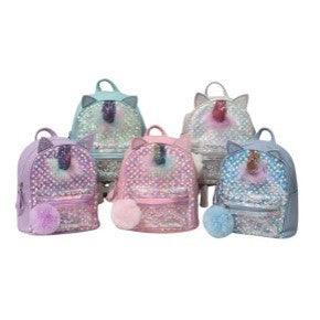 Bolso Infantil Con Diseño Unicornio Modelo 8226C-785 Celeste
