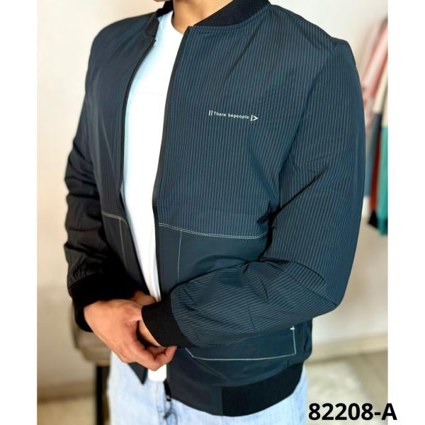 Abrigo - Jacket Impermeable - Azul Oscuro L/190