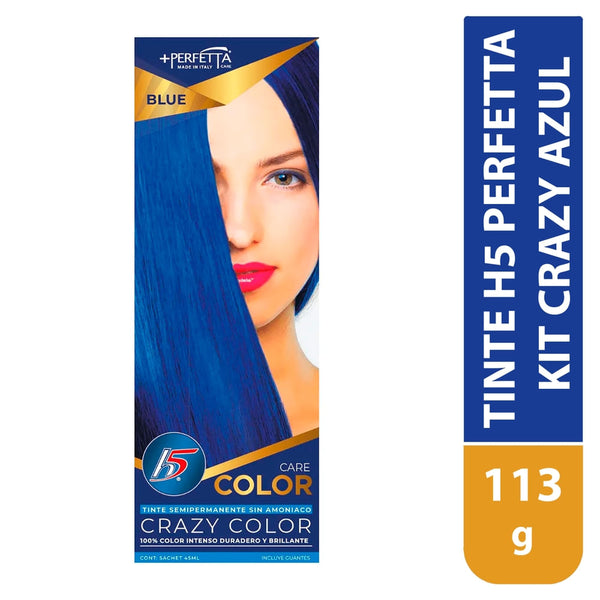 Tinte H5 Perfetta Kit Crazy Azul 113gr