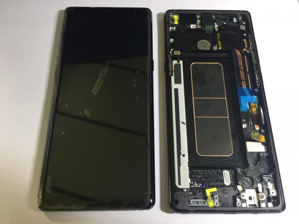 Lcd Pantalla Samsung Galaxy Note 8 N950 Completa Negra Con Marco