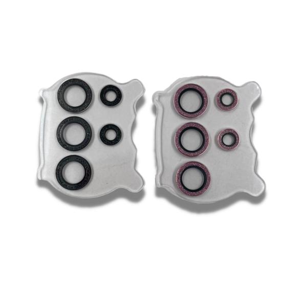 PROTECTOR DE CAMARA COLORES PIEDRAS 1 IPHONE 17 PRO MAX PLATEADO