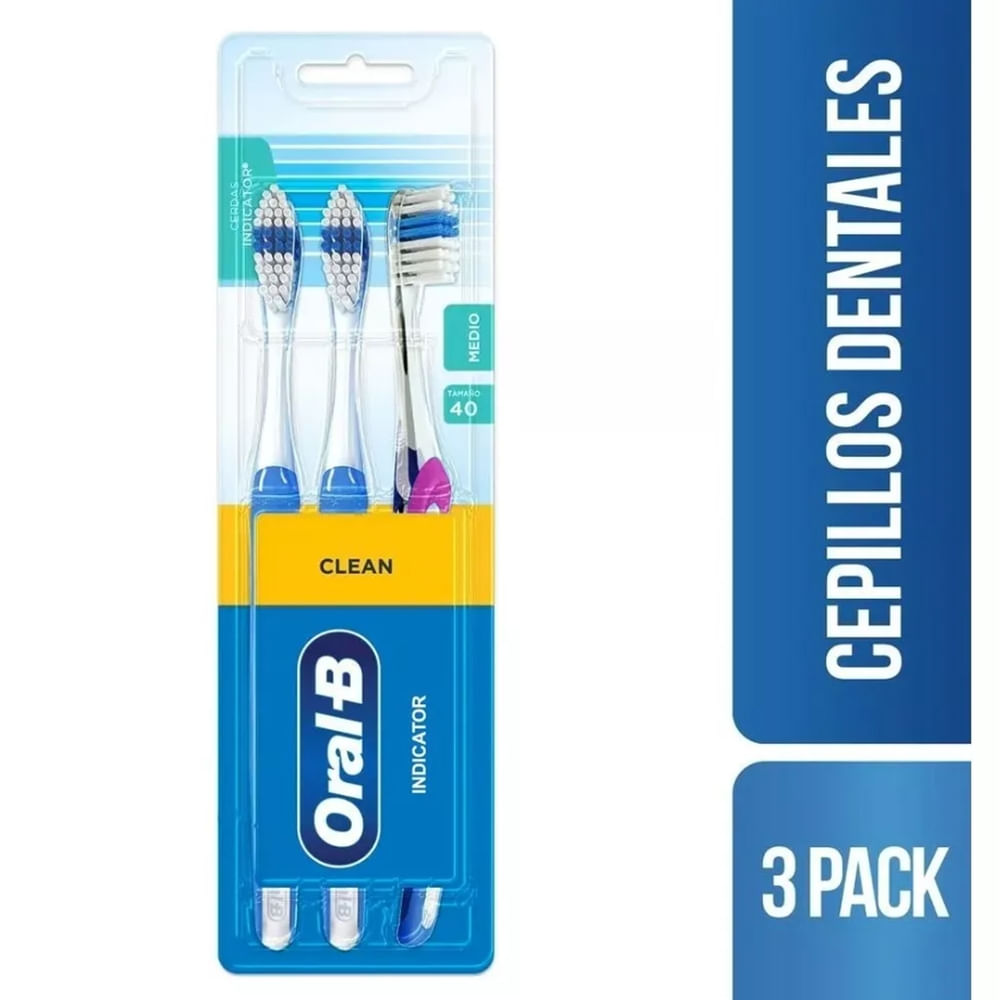 Cepillo Dental Oral B Prohealth - 3 Uds