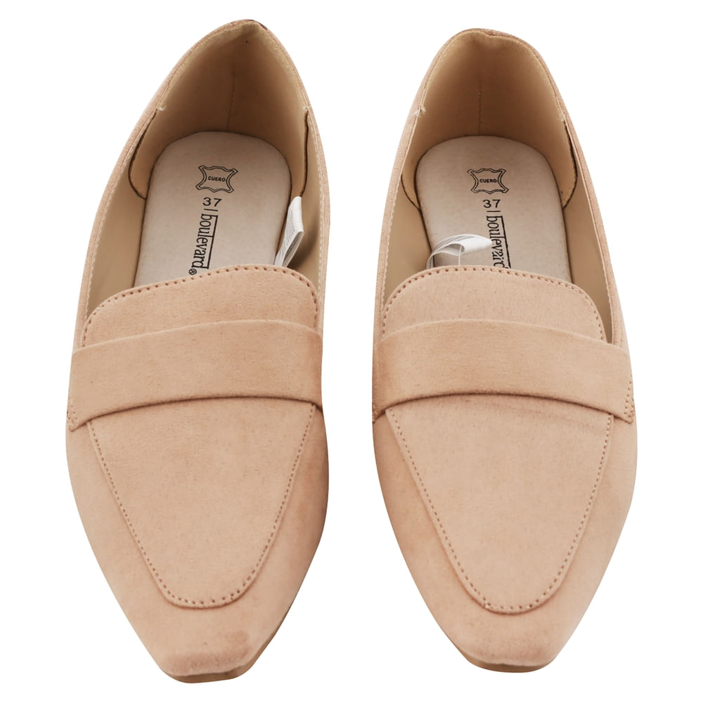 Mocasin Confort Mujer Neg