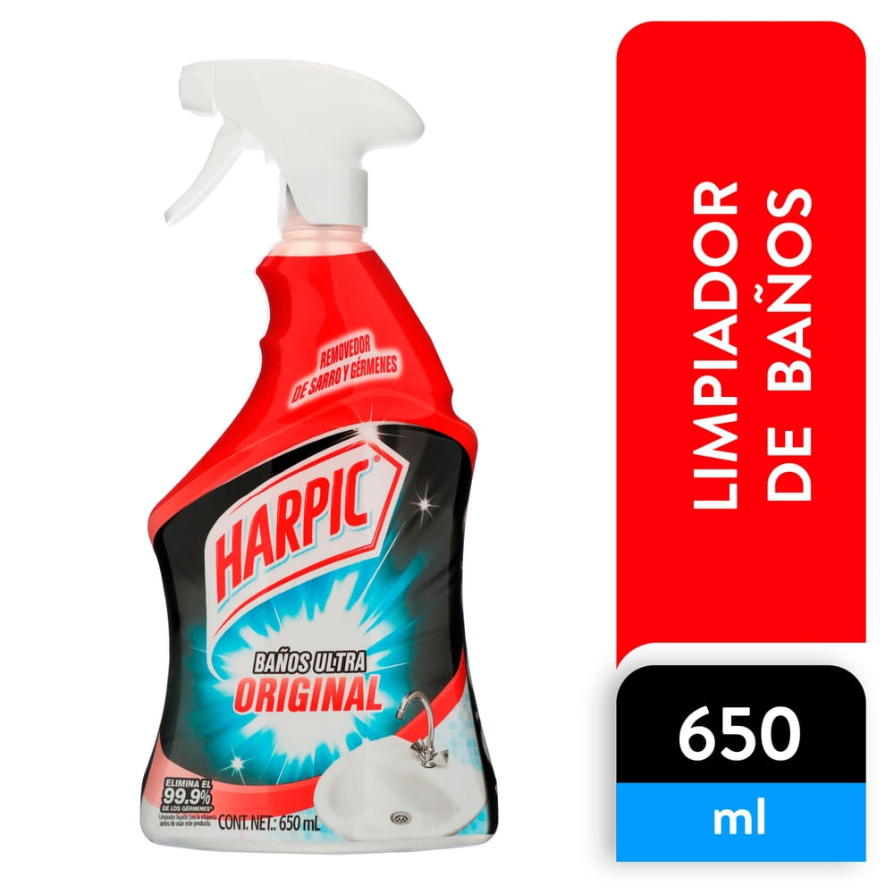 Limpiador De Baños Harpic Ultra Rociador -650ml