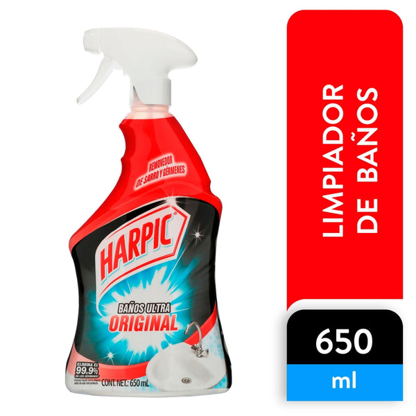 Limpiador De Baños Harpic Ultra Rociador -650ml