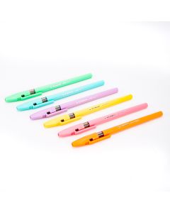 Lapicero Colores Pastel 5+1und, Tinta Negra