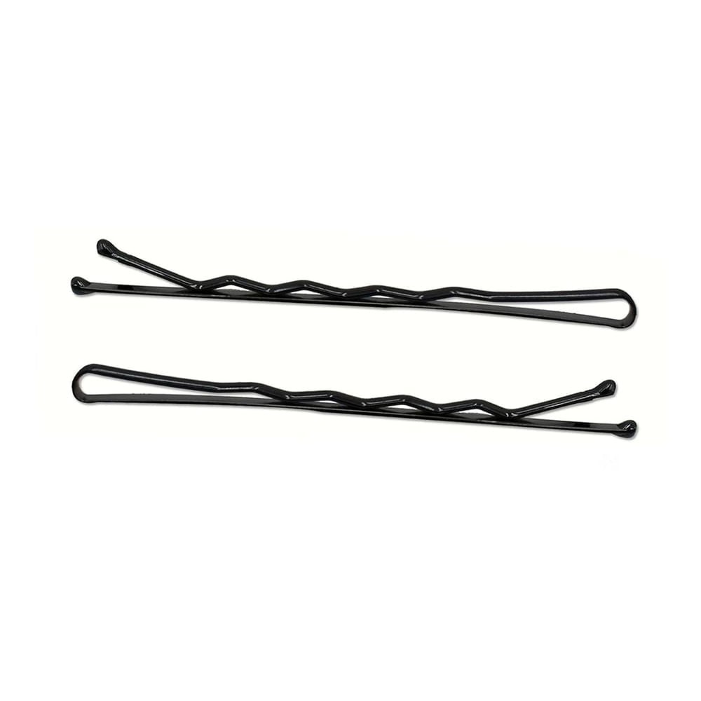 Prensas Para Pelo Lanossi Color Negro - 50 Uds