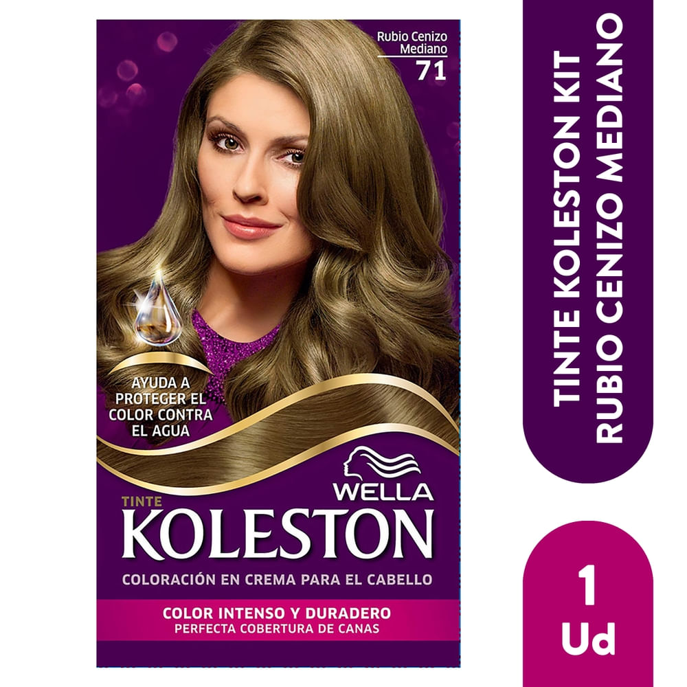 Tinte Koleston Tono Rubio Cenizo Medio 71 -1 Ud