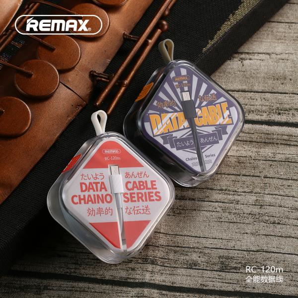 CABLE USB MICRO B RC-120M CHAINO REMAX NEGRO
