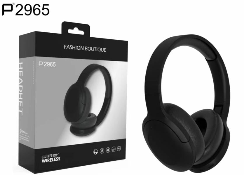 Audifonos De Diadema Con Bluetooth P2965 Negro