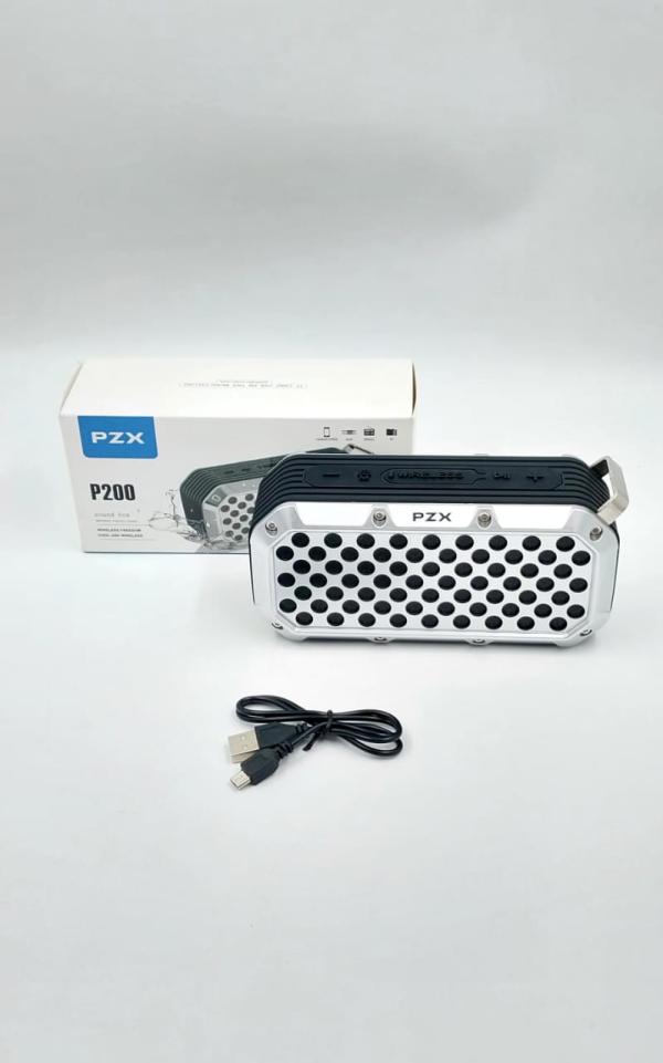 Parlante Bluetooth Modelo P200 Pzx Gris