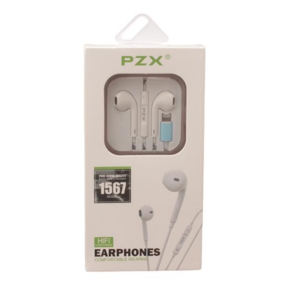 Audifonos Lightning Modelo 1567 Pzx Blanco